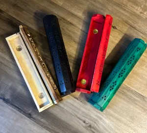 Coffin-style incense box