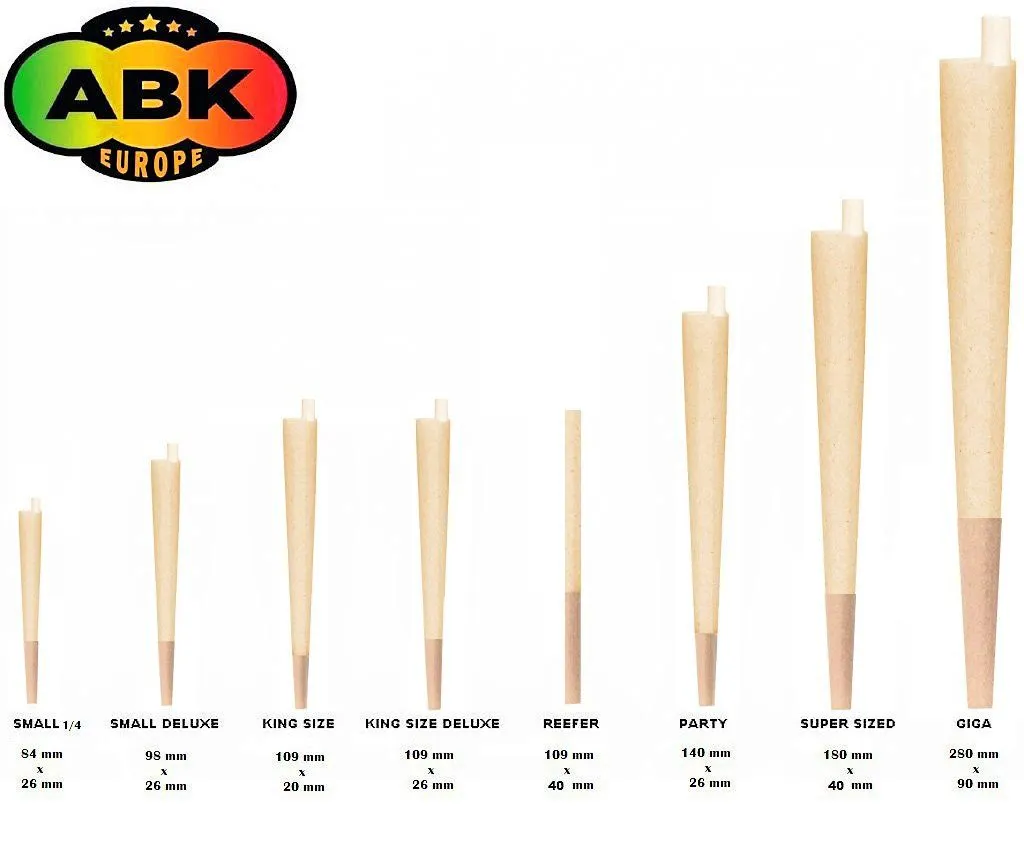 Conos pre enrollados Zetla Hemp King Size (1000 Pcs)