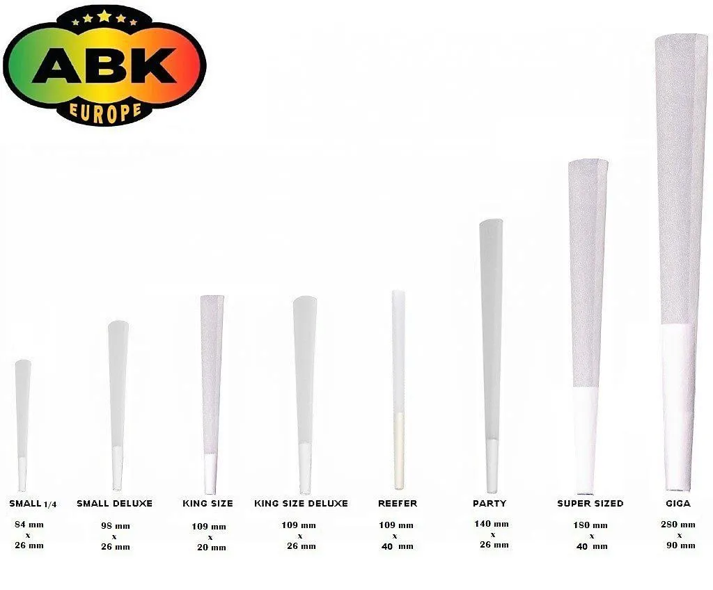 Conos Pre Enrollados Zetla King Size (1000 Pcs)