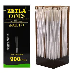 Conos Pre Enrollados Zetla Small 1/4 (900 Pcs)