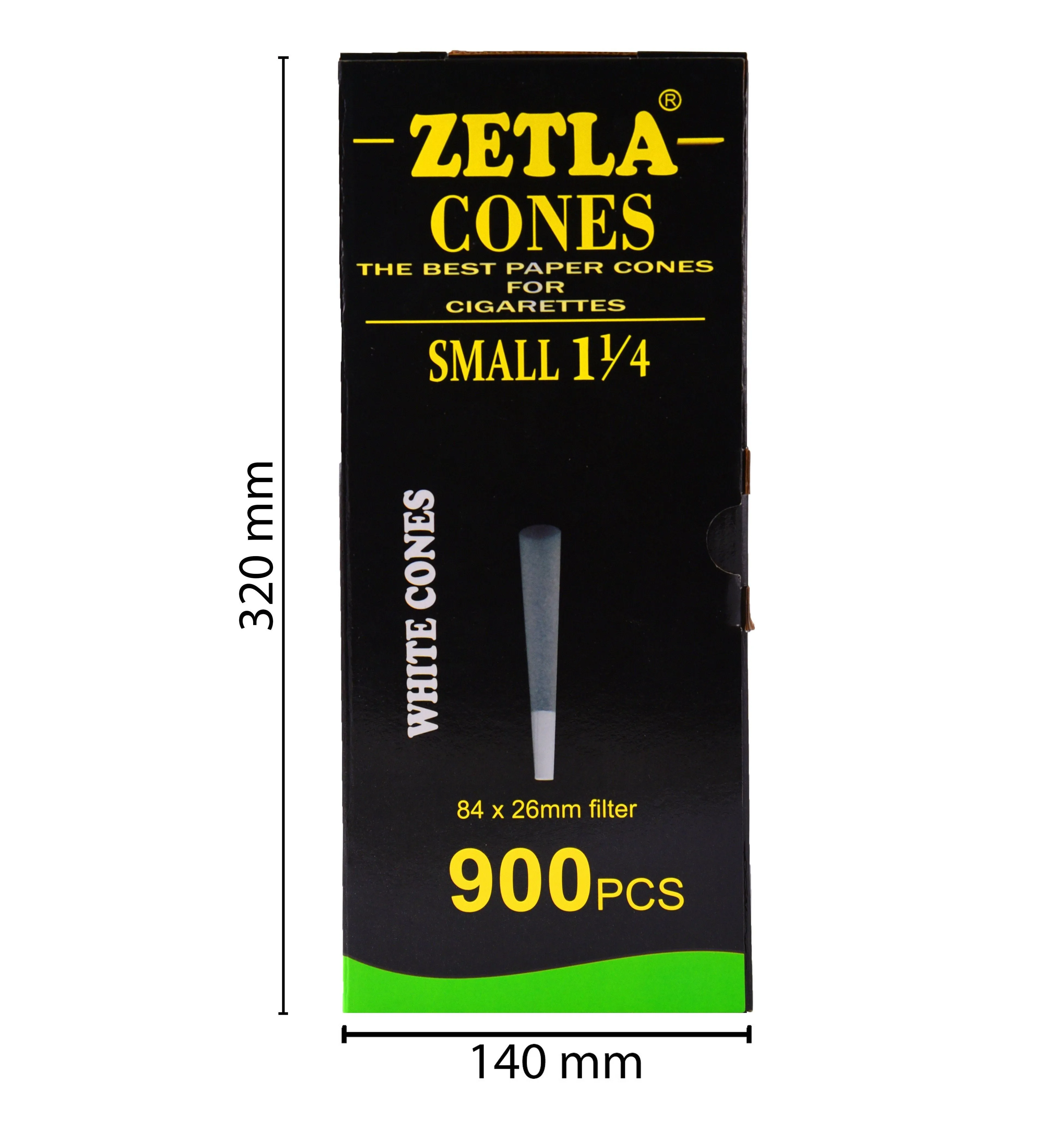 Conos Pre Enrollados Zetla Small 1/4 (900 Pcs)