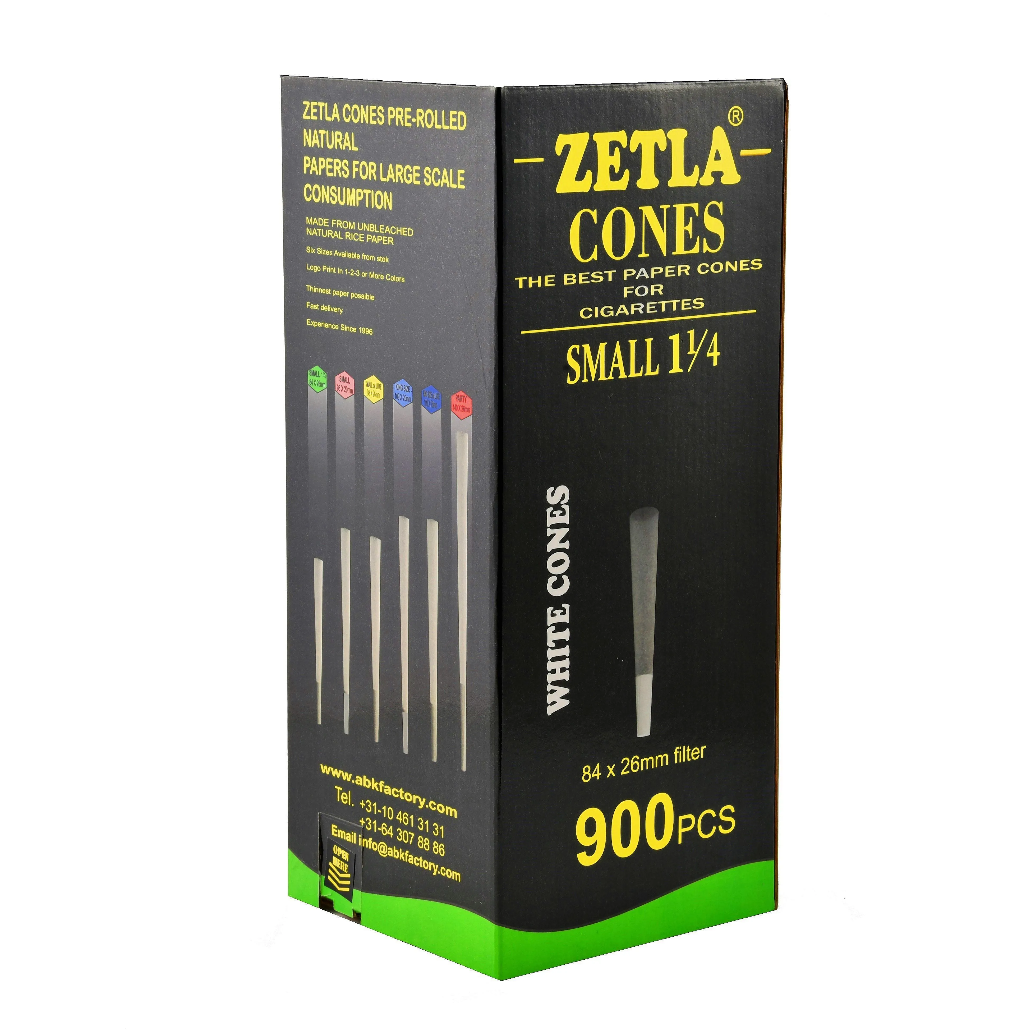 Conos Pre Enrollados Zetla Small 1/4 (900 Pcs)