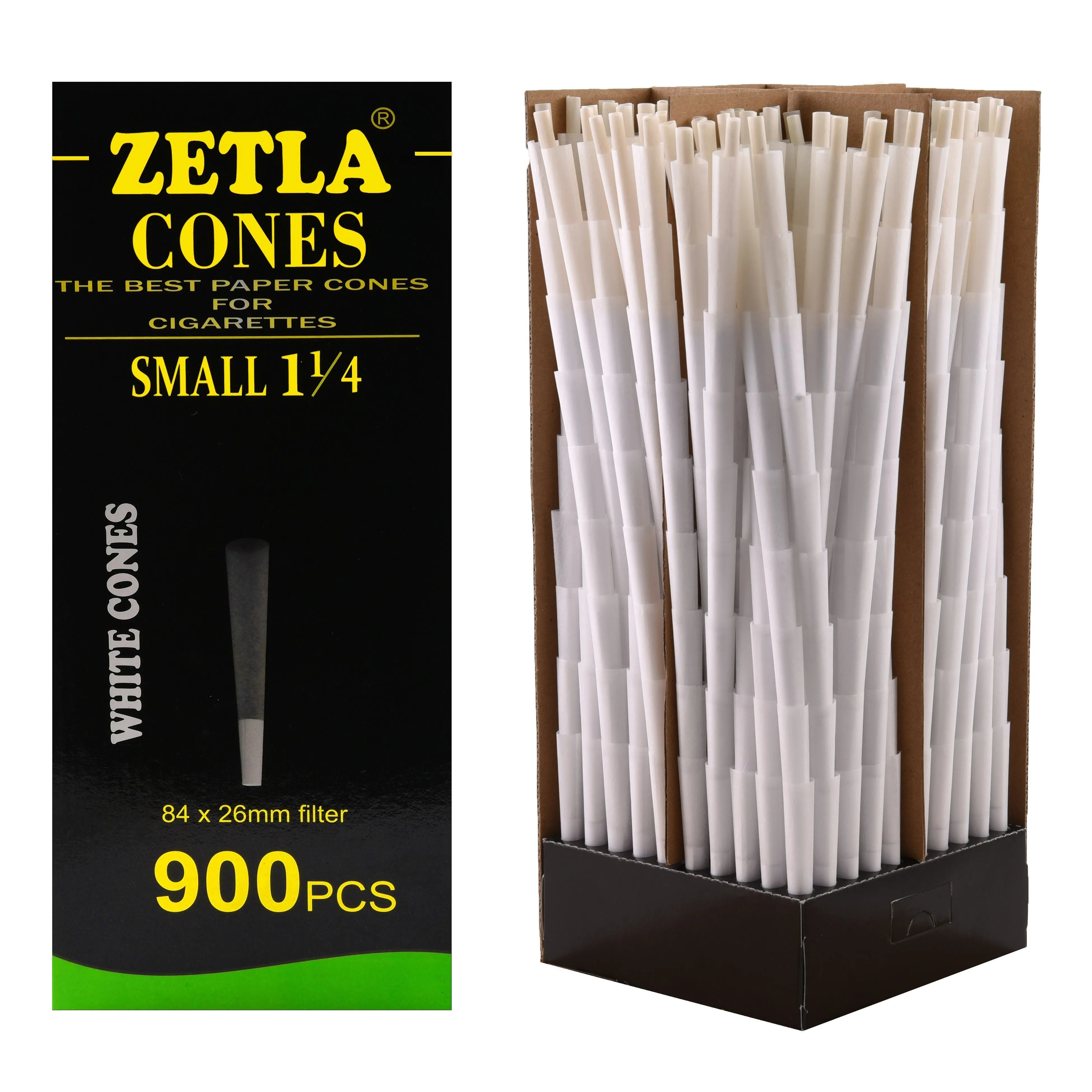 Conos Pre Enrollados Zetla Small 1/4 (900 Pcs)