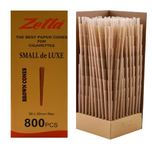 Conos Pre Enrollados Zetla Small De Luxe (800 Pcs)