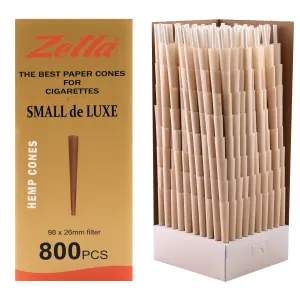 Conos Pre Enrollados Zetla Small De Luxe (800 Pcs)