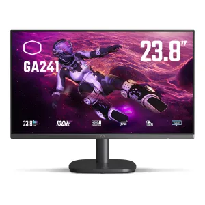 Cooler Master Gaming GA241 23.8" Full HD Gaming Monitor - 100Hz, 1ms, VA, Adaptive Sync, Black