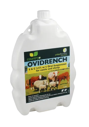 Country UF Ovidrench S&C 2.5% Oral Suspension for Cattle & Sheep