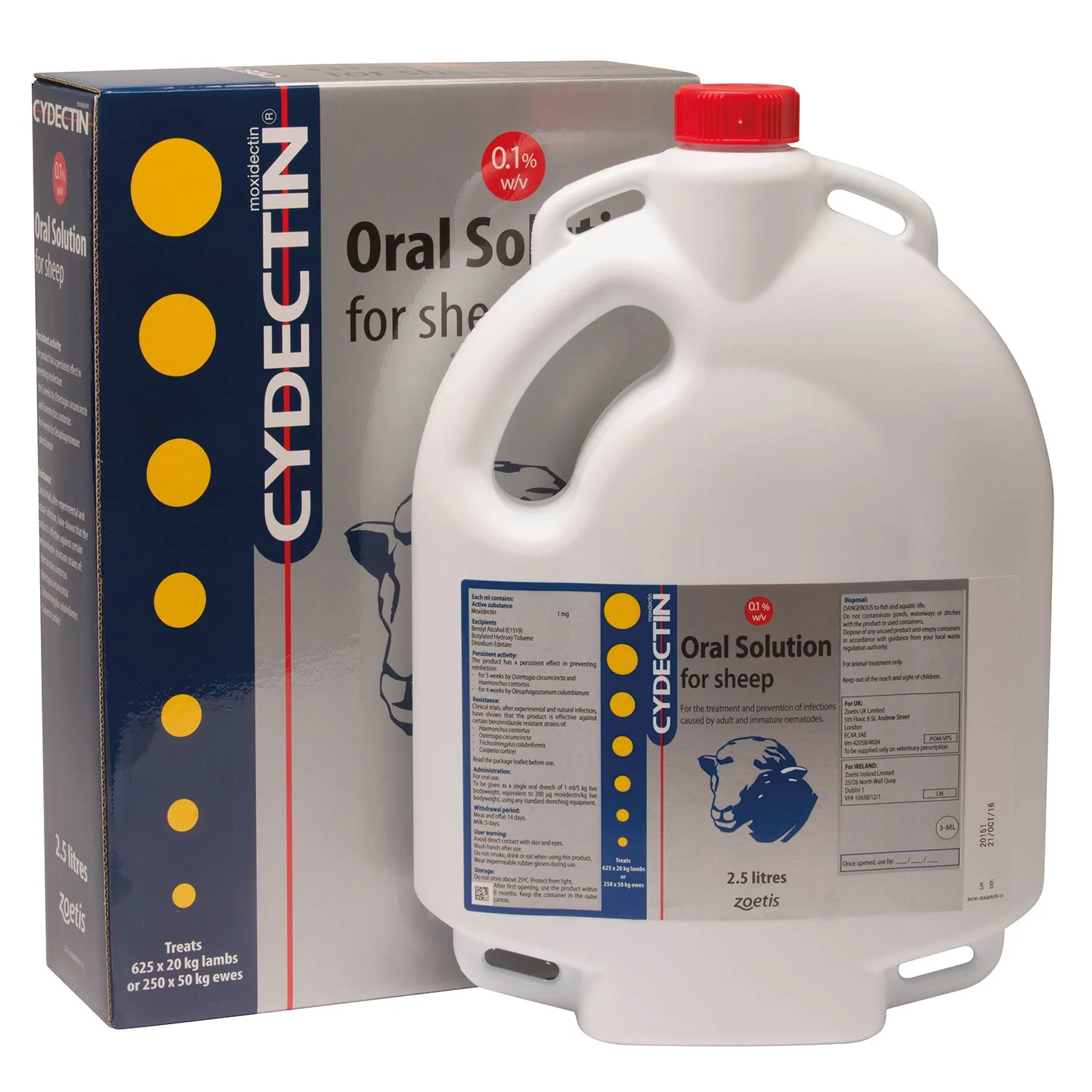 Cydectin 0.1% w/v Oral Solution for Sheep