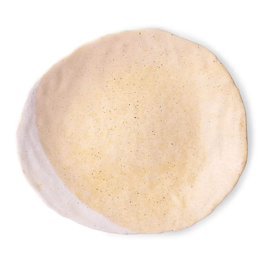 Decorative Ceramic Plate Organic