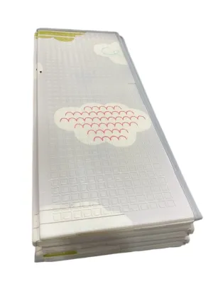 Dream On Me Play Time Reversible Baby Playmat, Multi Cloud   Jungle Bear