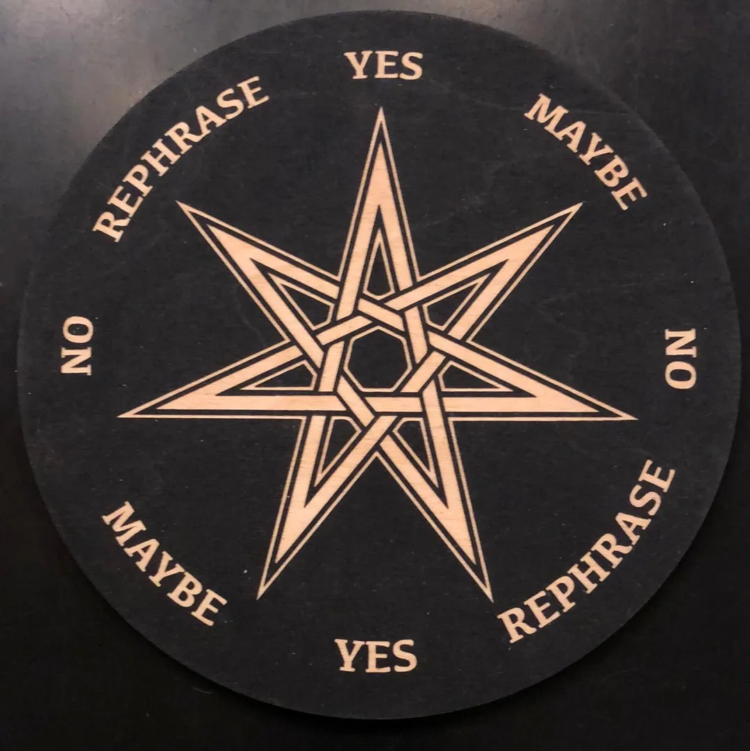 Elven / Fairy Star Pendulum Board - Scrying, Dousing, Divination