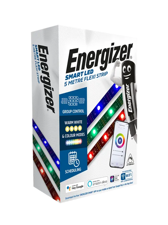 Energizer Smart 5m Flexi Strip Lights RGB CCT IP65 - S17164 (UK)