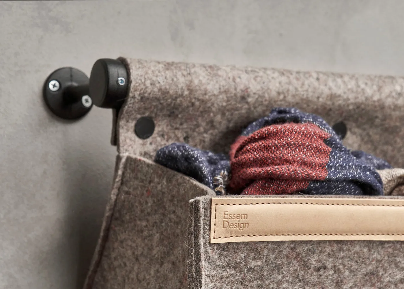 Essem Design Ulrika Storage Compartment, Natural Wool/Aluminium