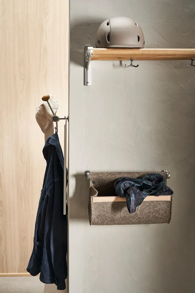 Essem Design Ulrika Storage Compartment, Natural Wool/Aluminium