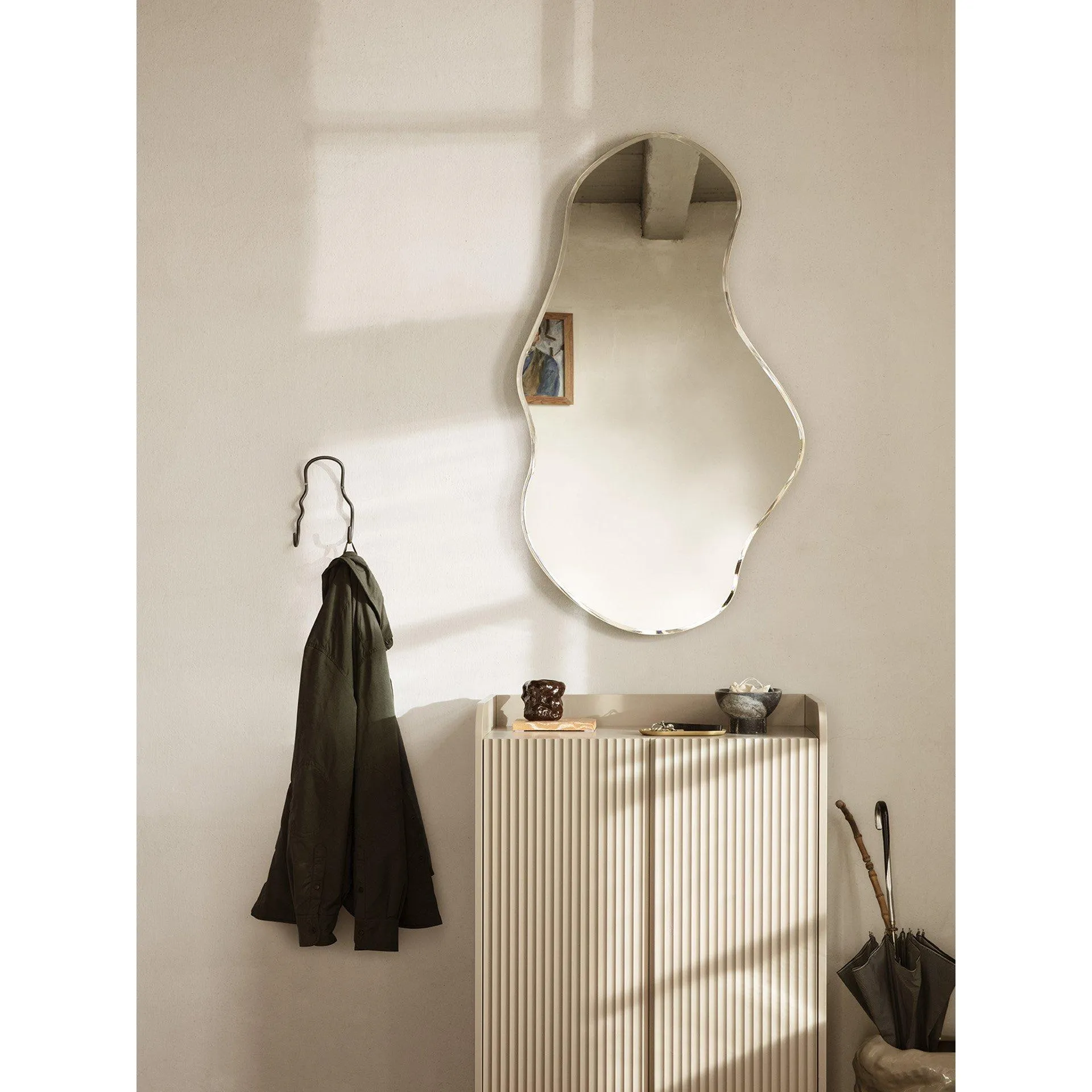 Ferm Living Curvature Doube Hook, Black