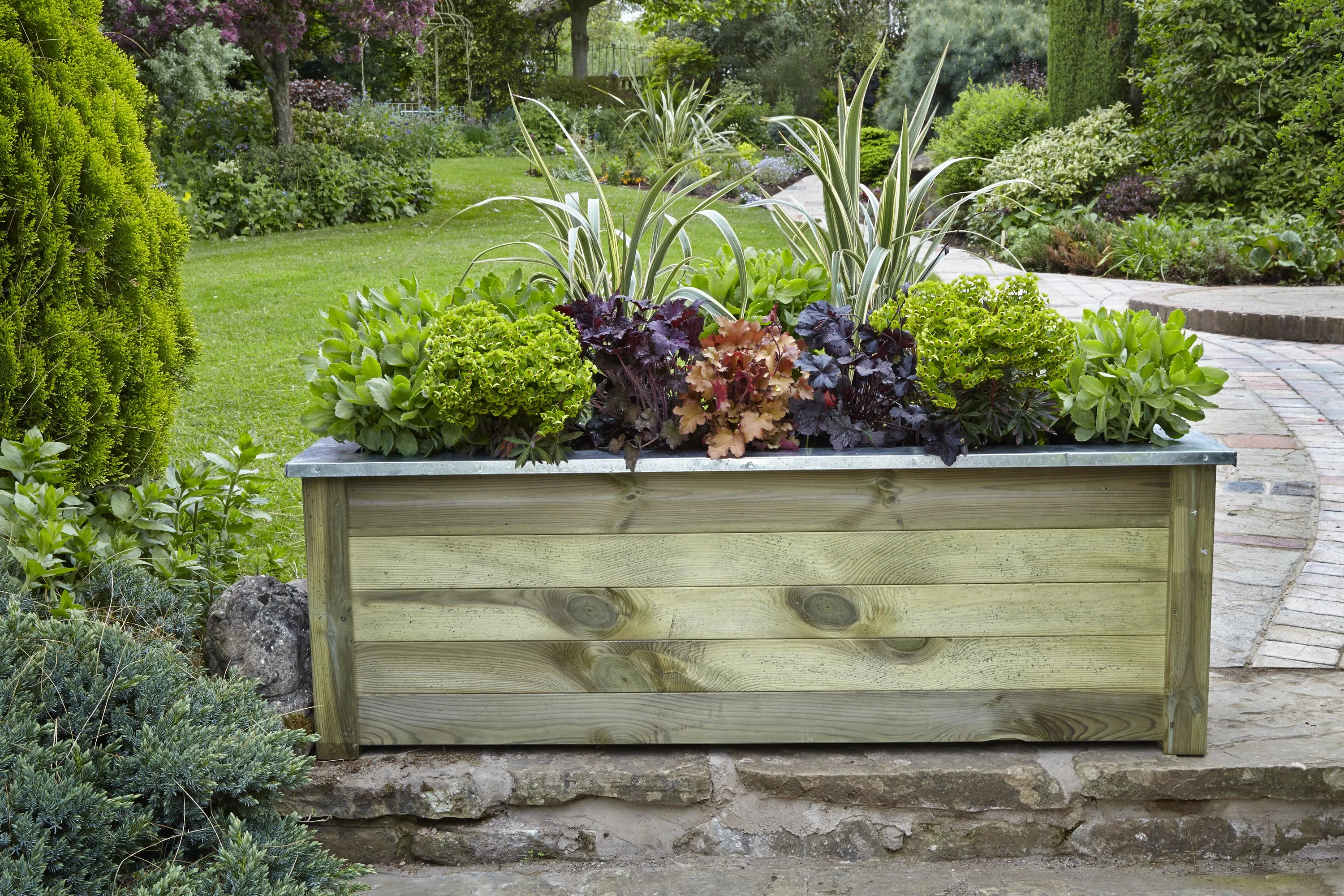 Forest Garden Cambridge Planter 150 x 50cm
