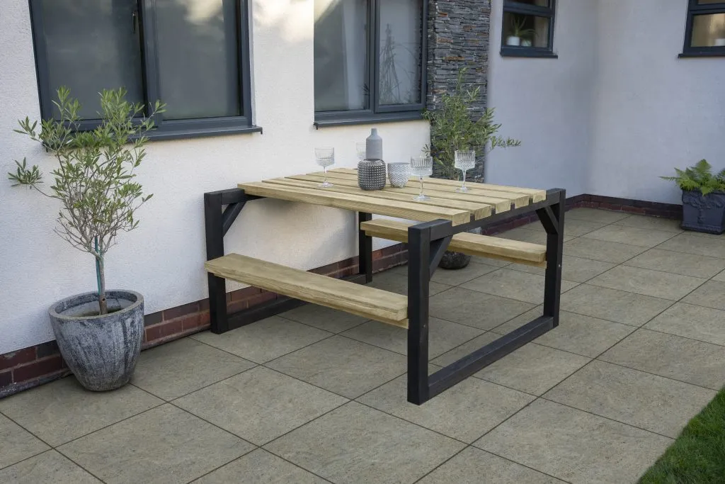 Forest Garden Colour Block Picnic Bench