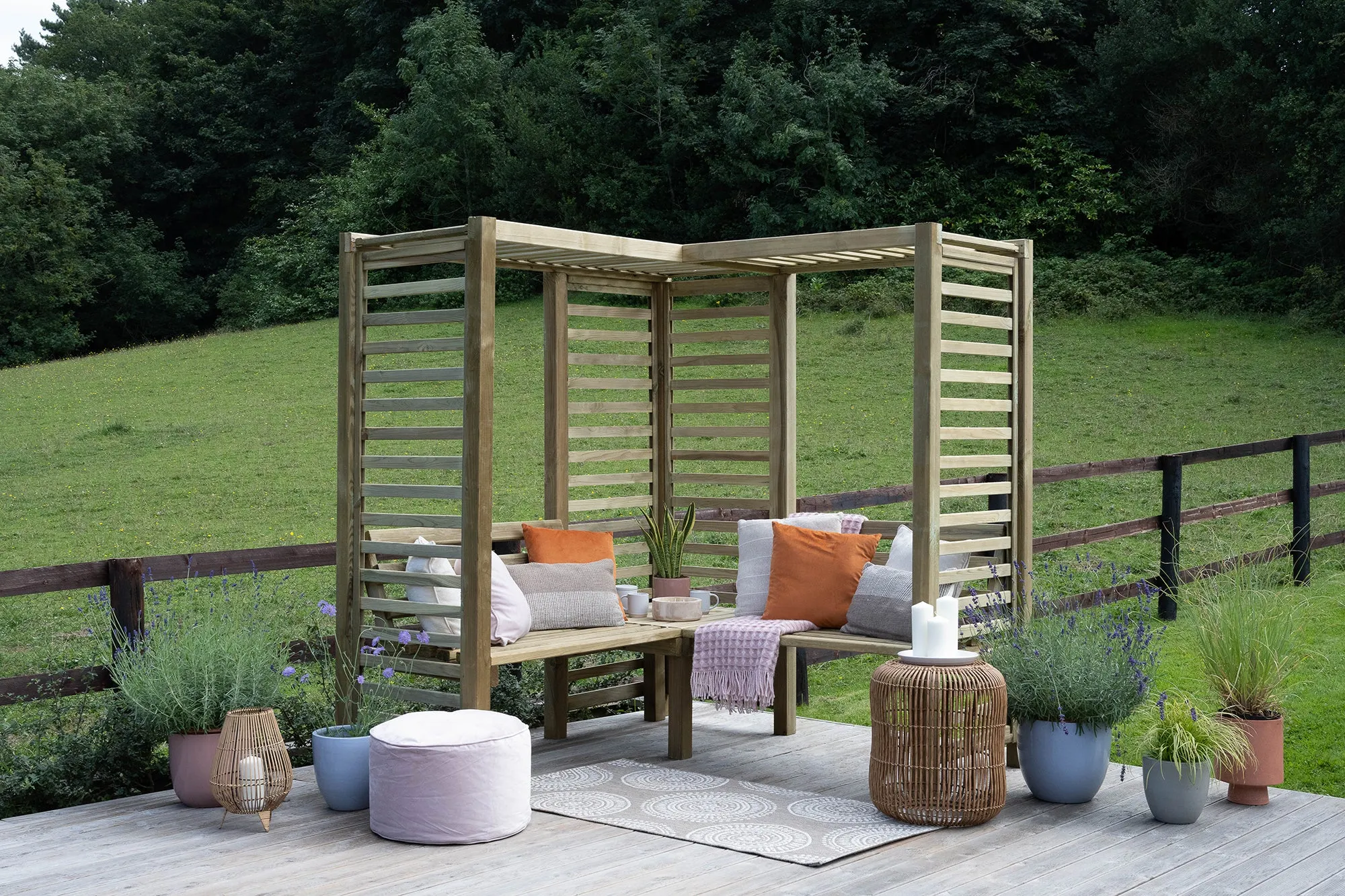 Forest Garden Firenze Corner Arbour