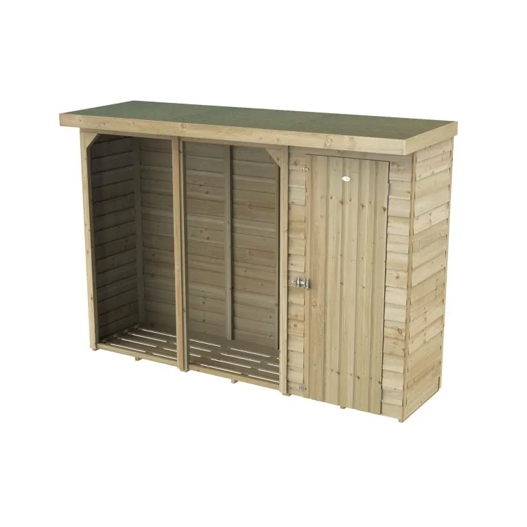 Forest Garden Large Overlap Log/Tool Store