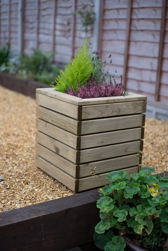 Forest Garden Square Linear Planter