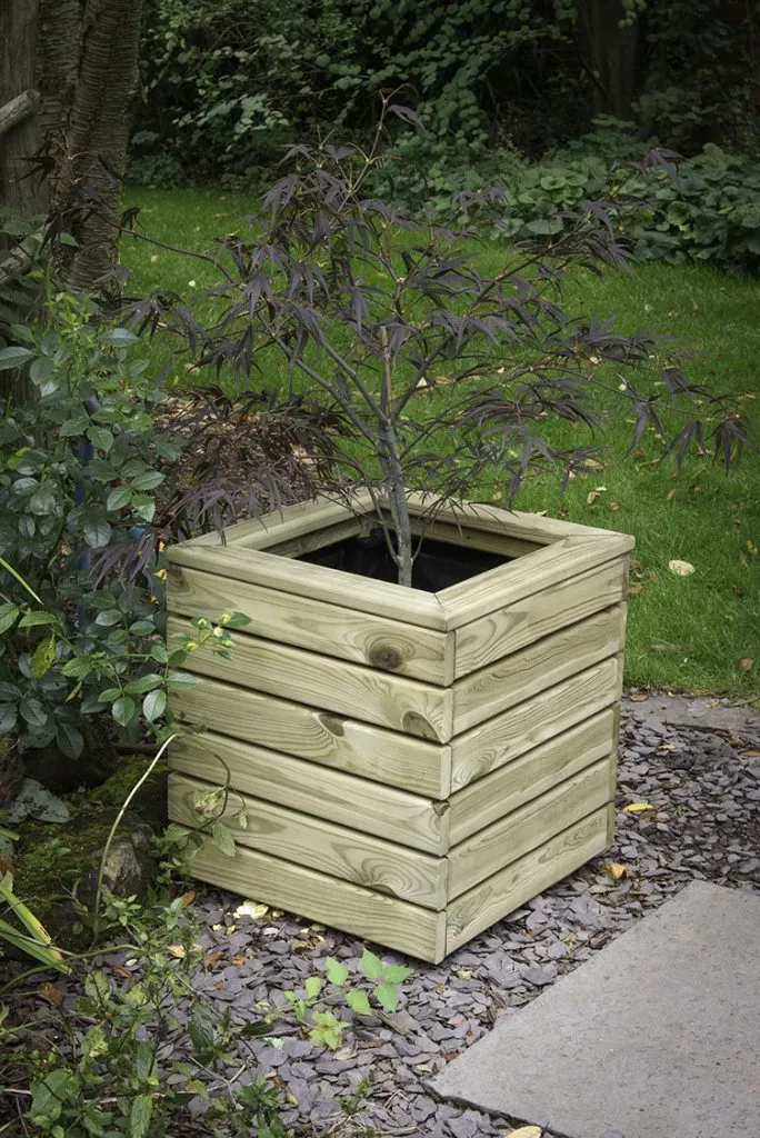 Forest Garden Square Linear Planter