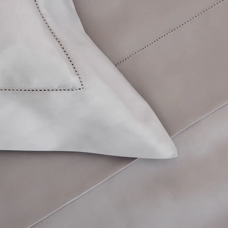 Frette | Single Ajour Queen Duvet Cover - Grey Cliff