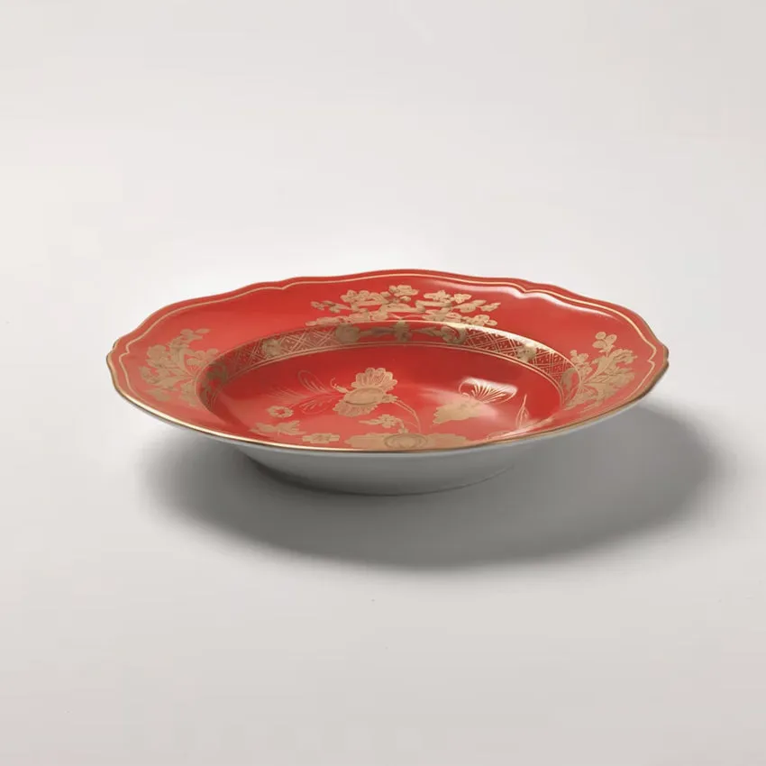 Ginori 1735 | Oriente Italiano Gold Soup Plate - Rubrum