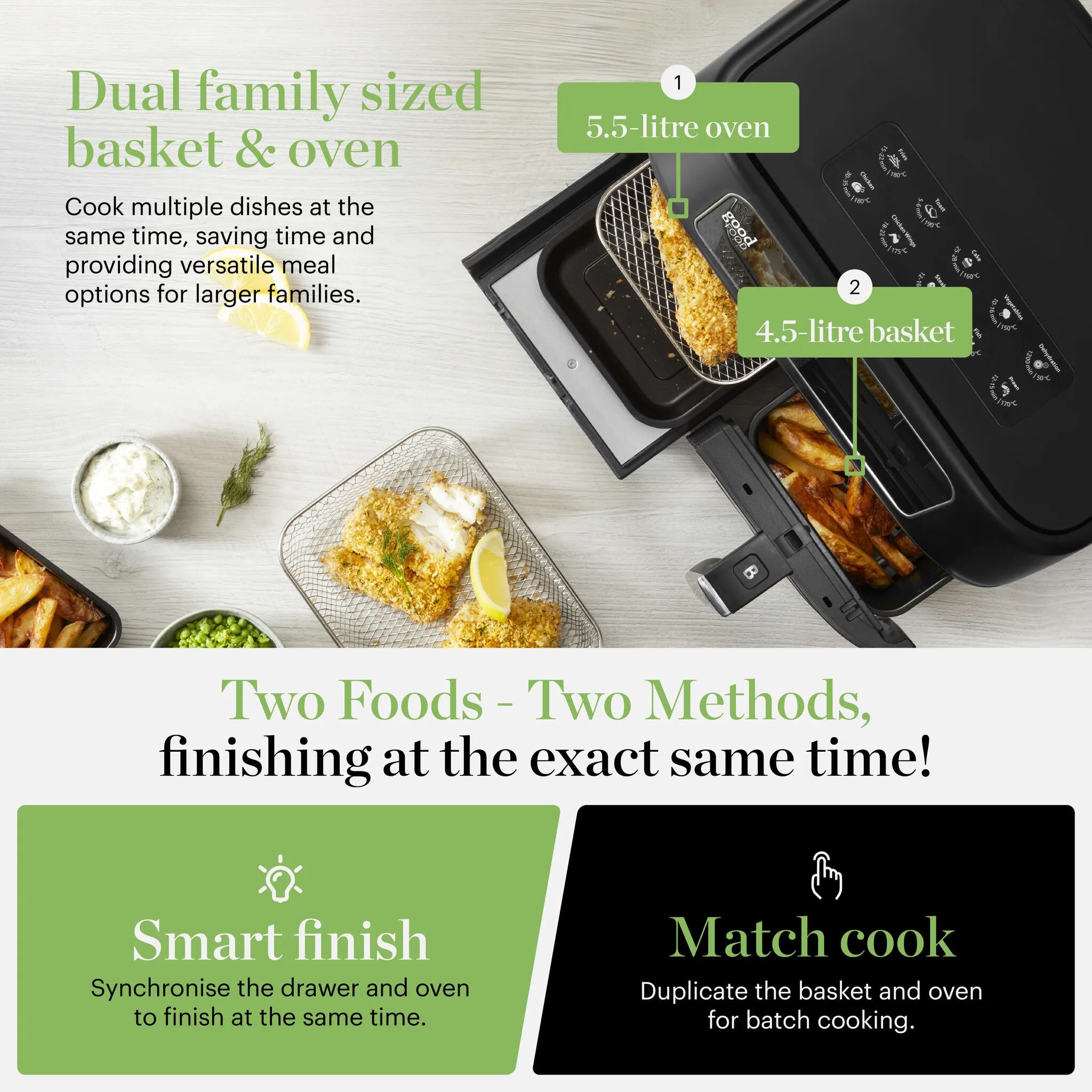 Good Food by Tower 10L Oven and Air Fryer