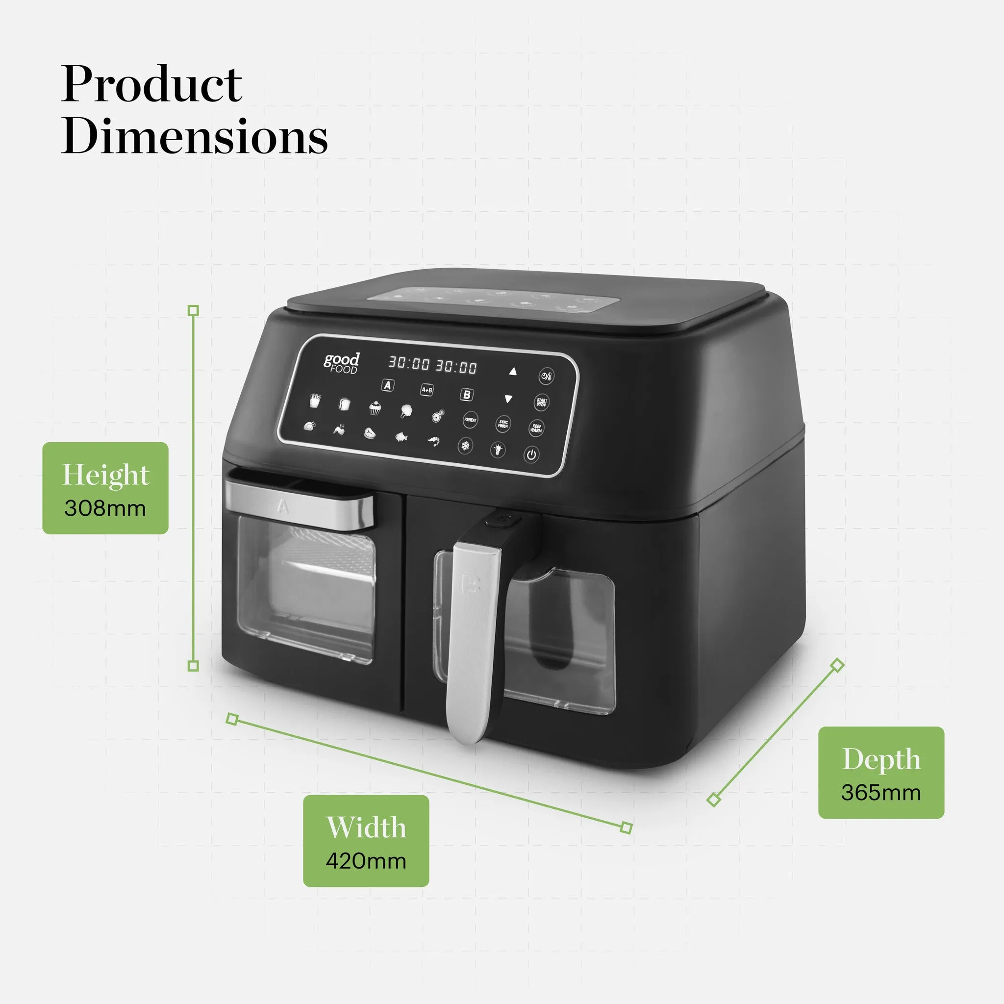Good Food by Tower 10L Oven and Air Fryer