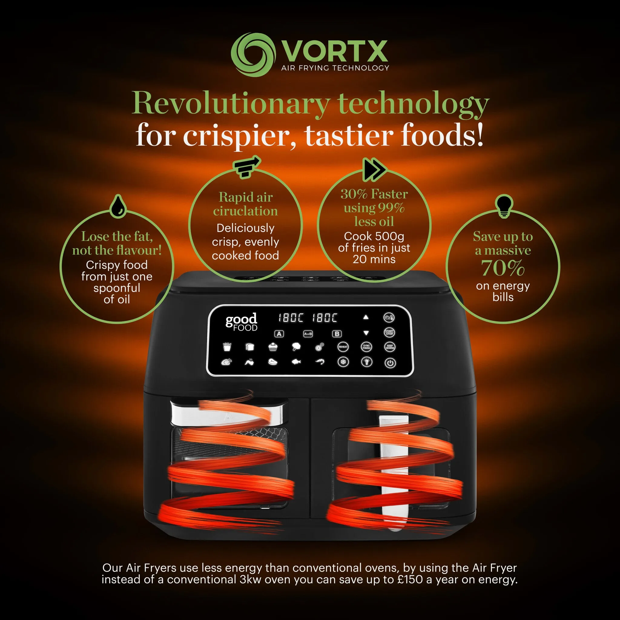Good Food by Tower 10L Oven and Air Fryer