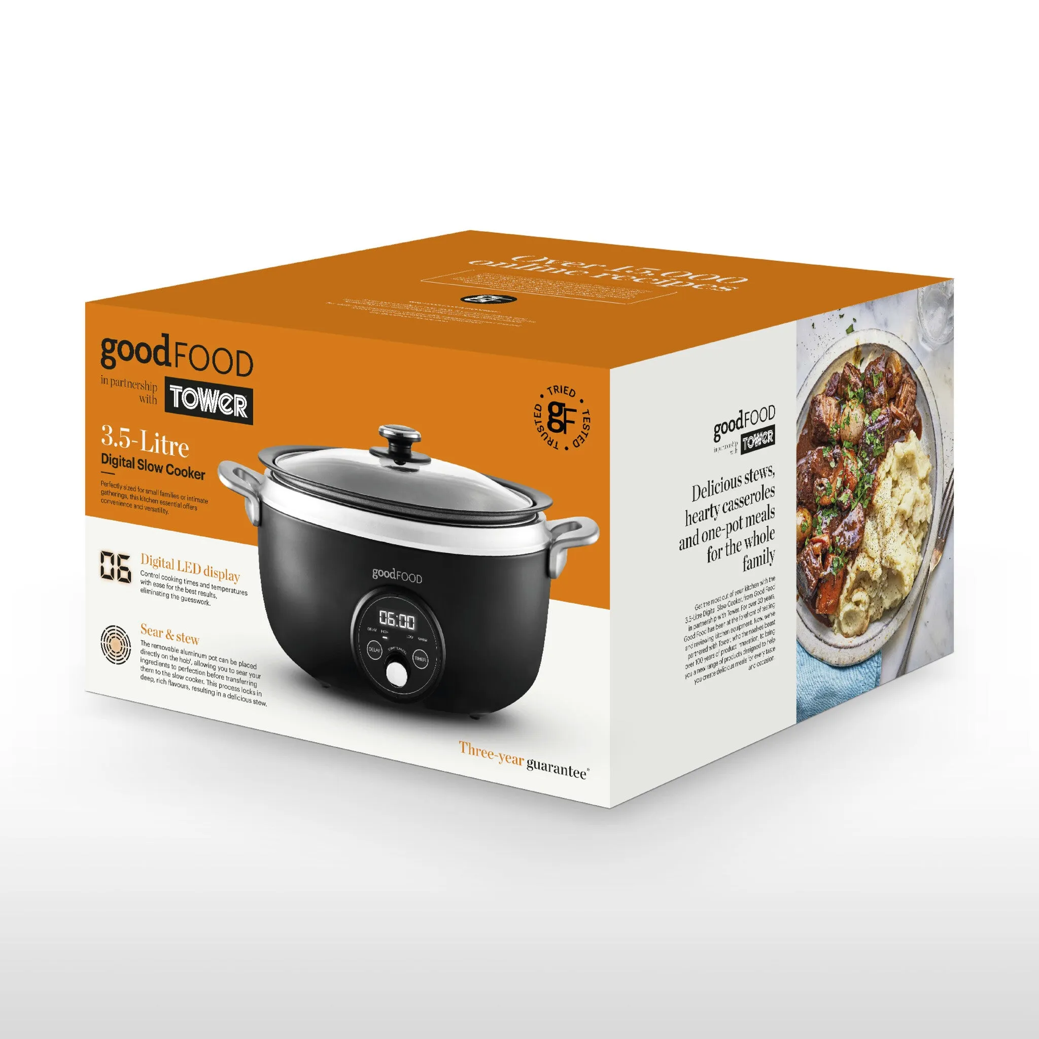 Good Food by Tower 6.5L Digital Slow Cooker