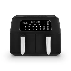 Good Food by Tower 8L 12 in 1 Dual Basket Air Fryer