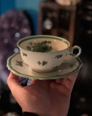 Green Witch - Vintage German Teacup Set