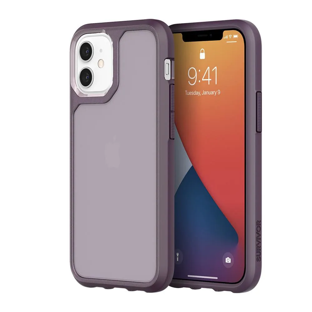 Griffin Survivor Strong mobile phone case 15.5 cm (6.1") Cover Purple