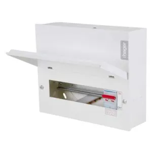 Hager VML110RK 10 Way 100A Metal CU Round KO