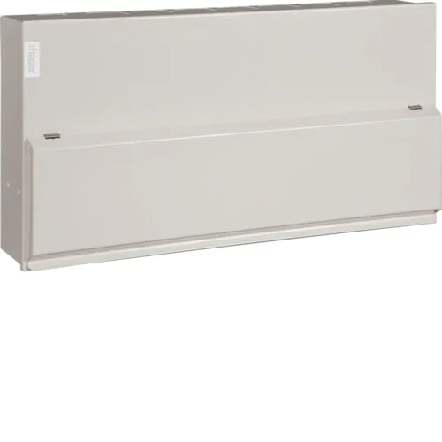 Hager VML118SODRK 18 Way 100A Metal CU Round KO   SPD