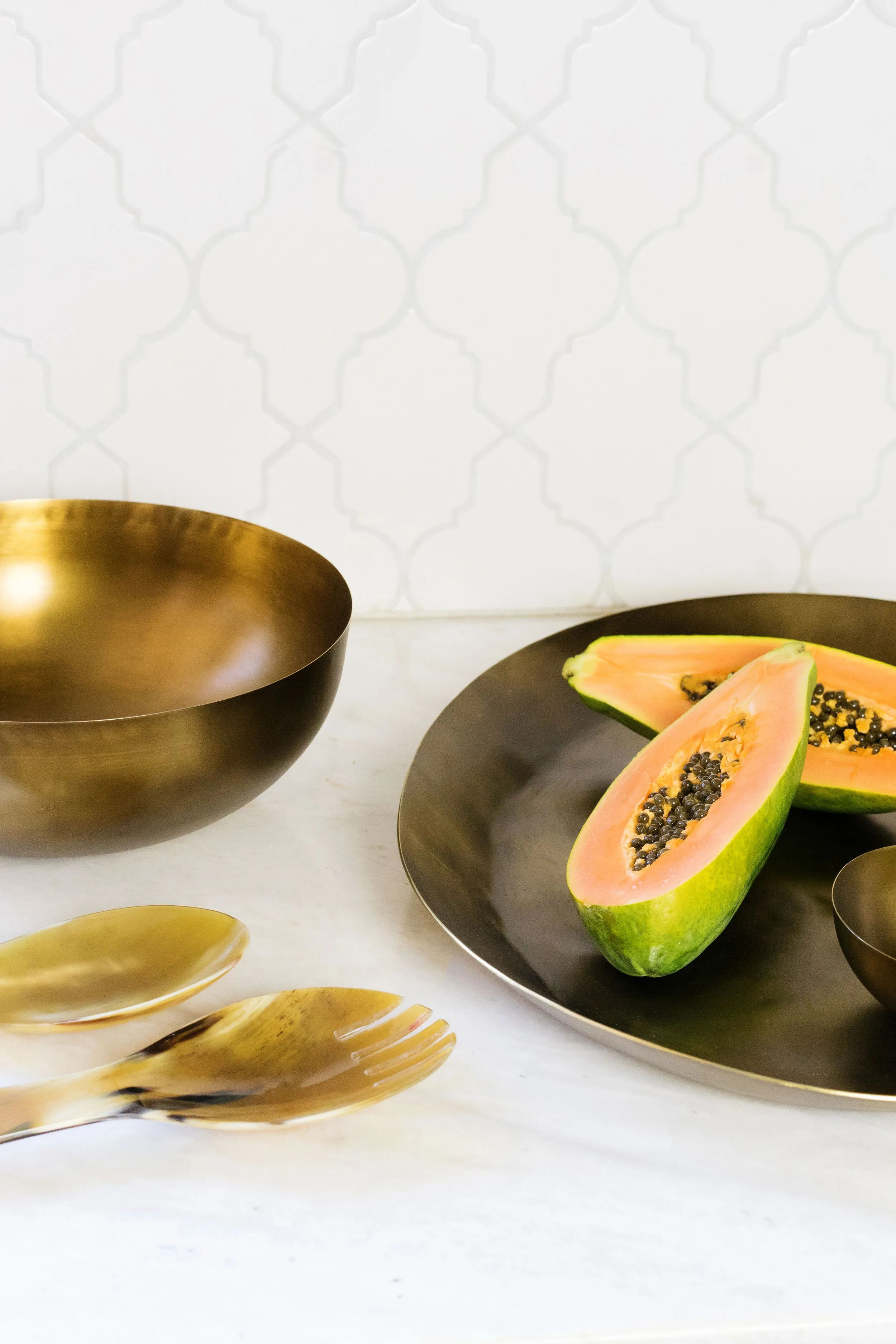 Horn Serving Set