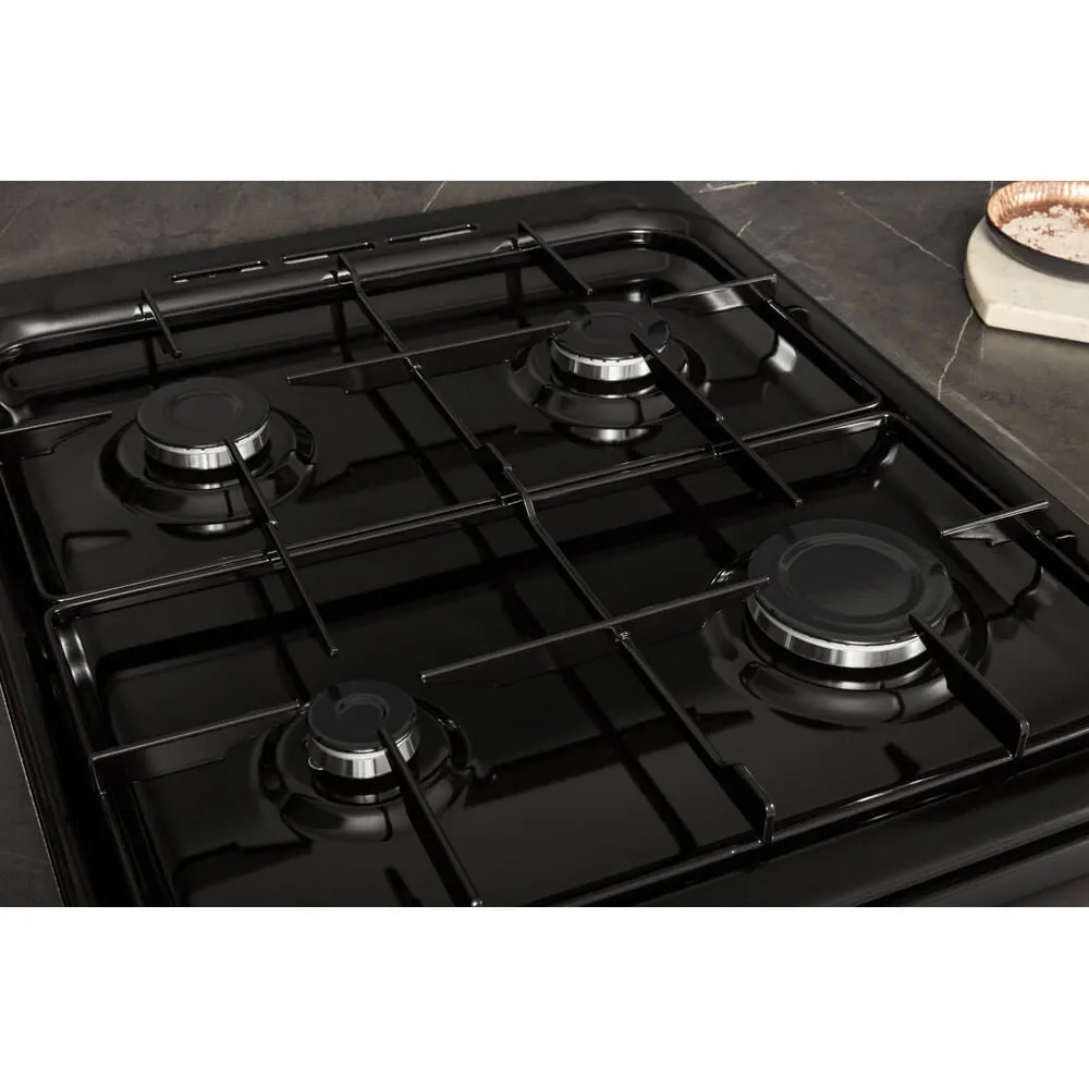 Hotpoint HD5G00KCB Freestanding Gas Cooker - Black