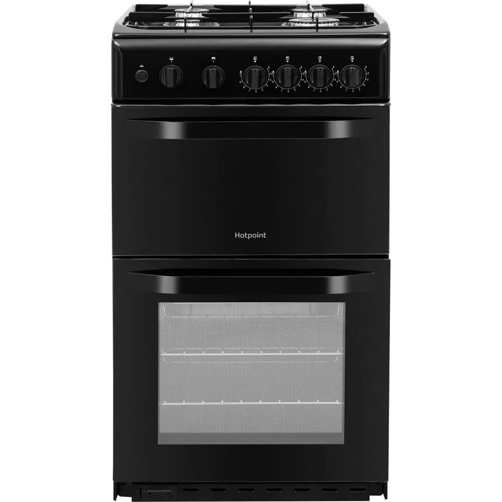 Hotpoint HD5G00KCB Freestanding Gas Cooker - Black