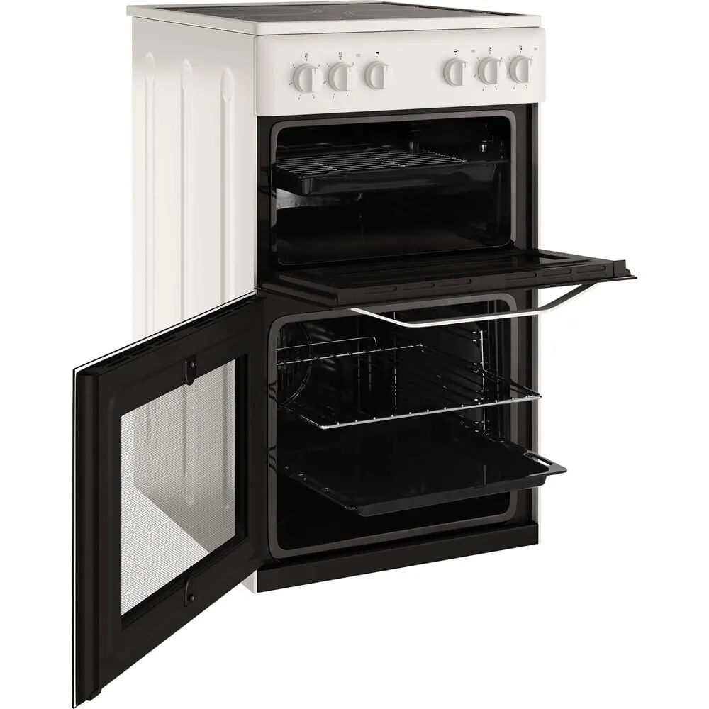 Hotpoint HD5V92KCW Freestanding Electric Ceramic Cooker - White