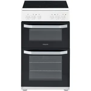 Hotpoint HD5V92KCW Freestanding Electric Ceramic Cooker - White