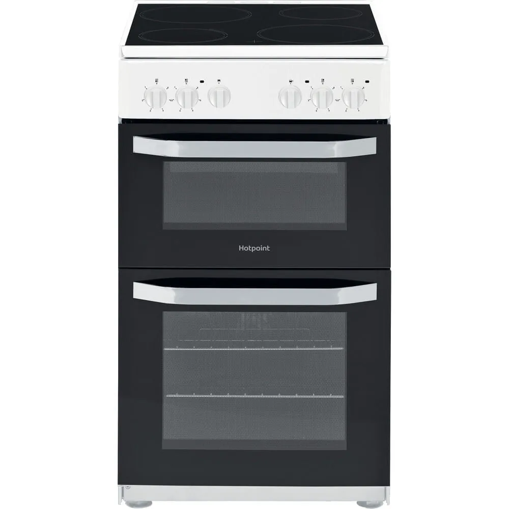 Hotpoint HD5V92KCW Freestanding Electric Ceramic Cooker - White