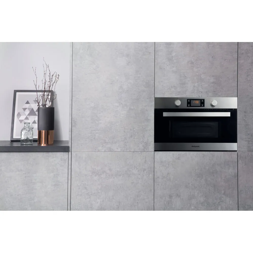 Hotpoint MD 344 IX H Built-in Microwave Oven - Stainless Steel