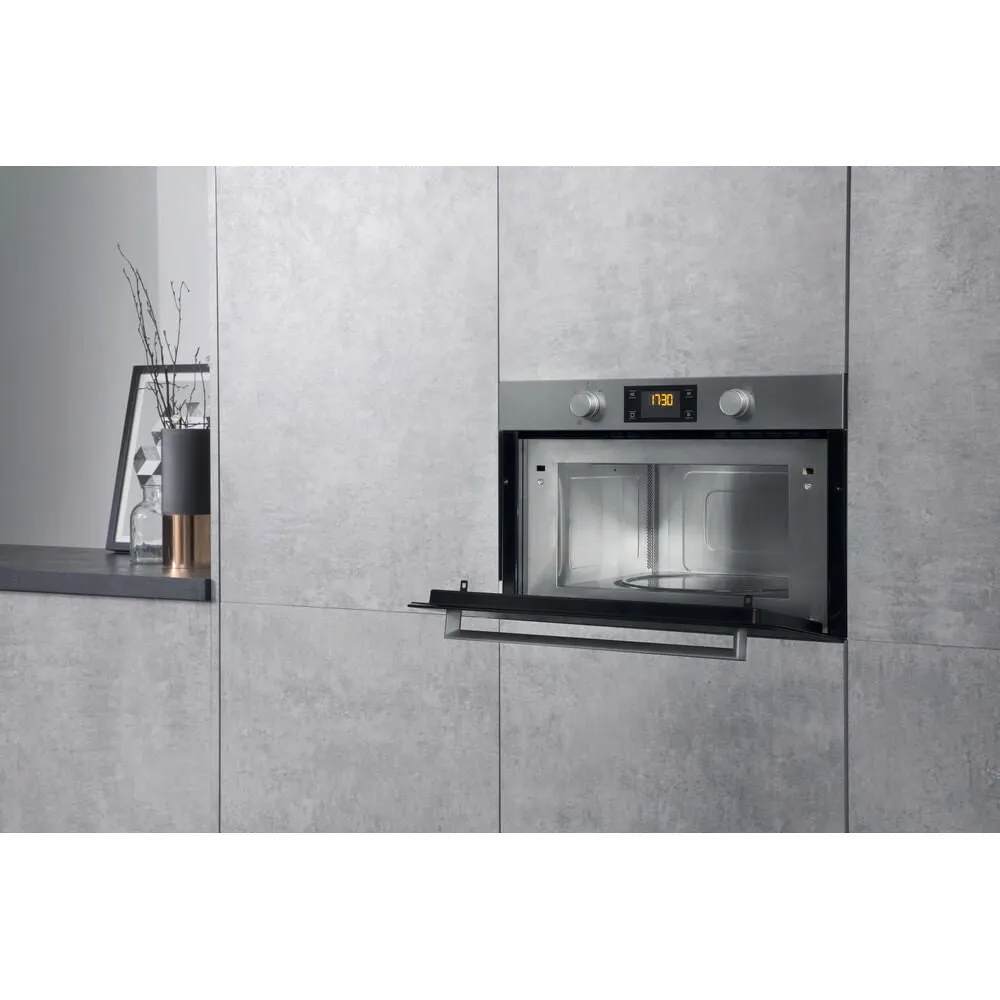 Hotpoint MD 344 IX H Built-in Microwave Oven - Stainless Steel