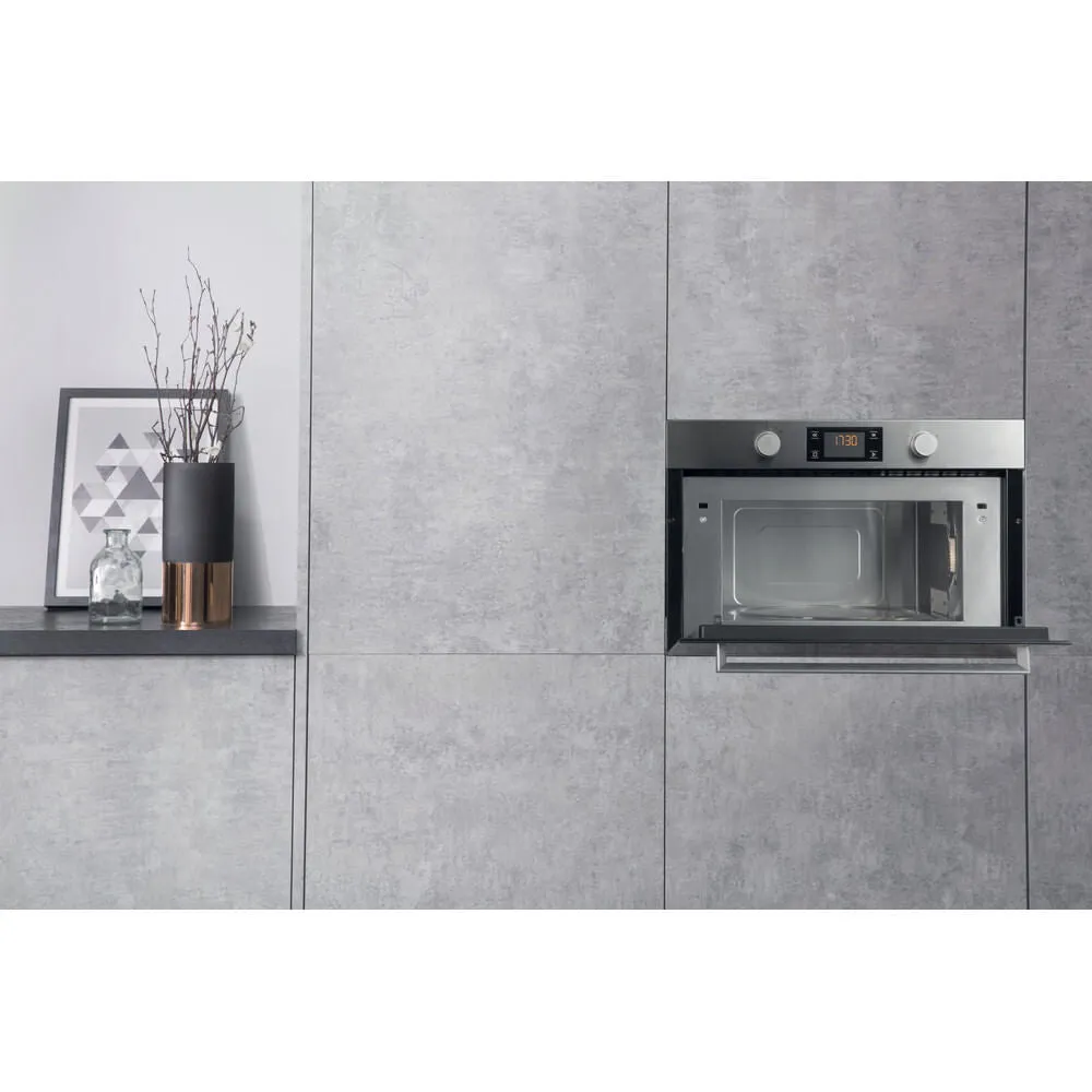 Hotpoint MD 344 IX H Built-in Microwave Oven - Stainless Steel