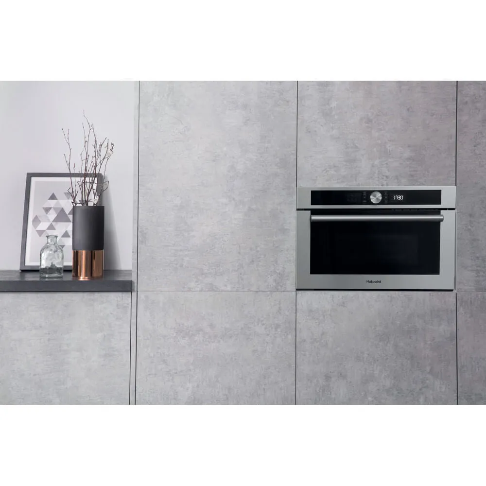 Hotpoint MD 454 IX H Built-in Microwave Oven - Stainless Steel