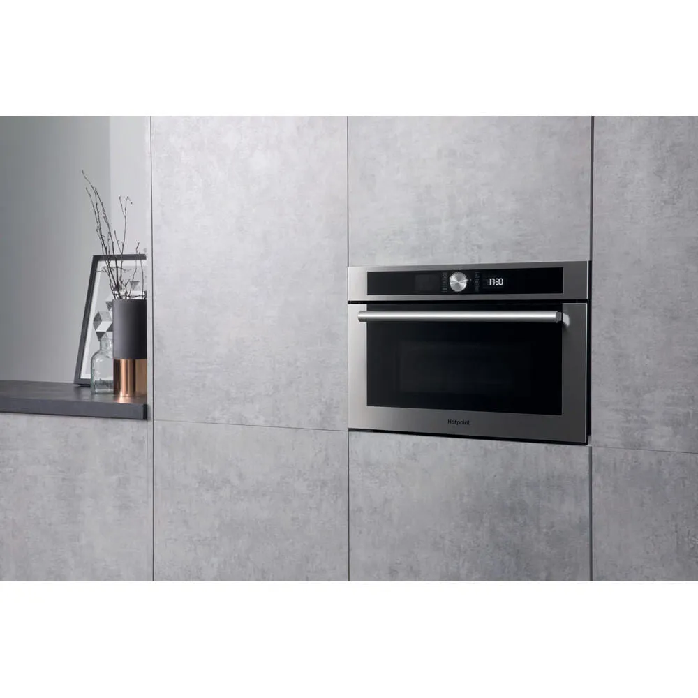 Hotpoint MD 454 IX H Built-in Microwave Oven - Stainless Steel