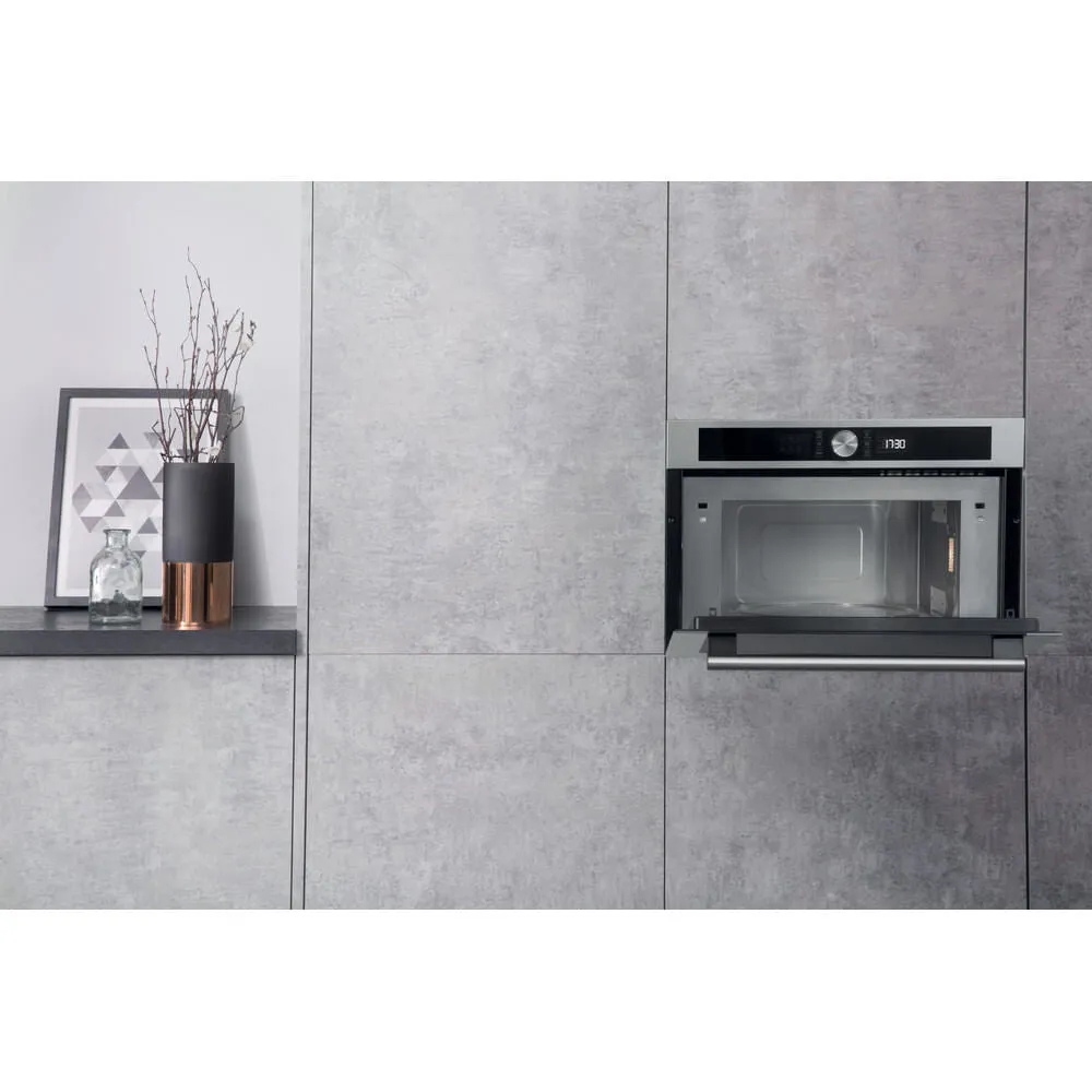 Hotpoint MD 454 IX H Built-in Microwave Oven - Stainless Steel