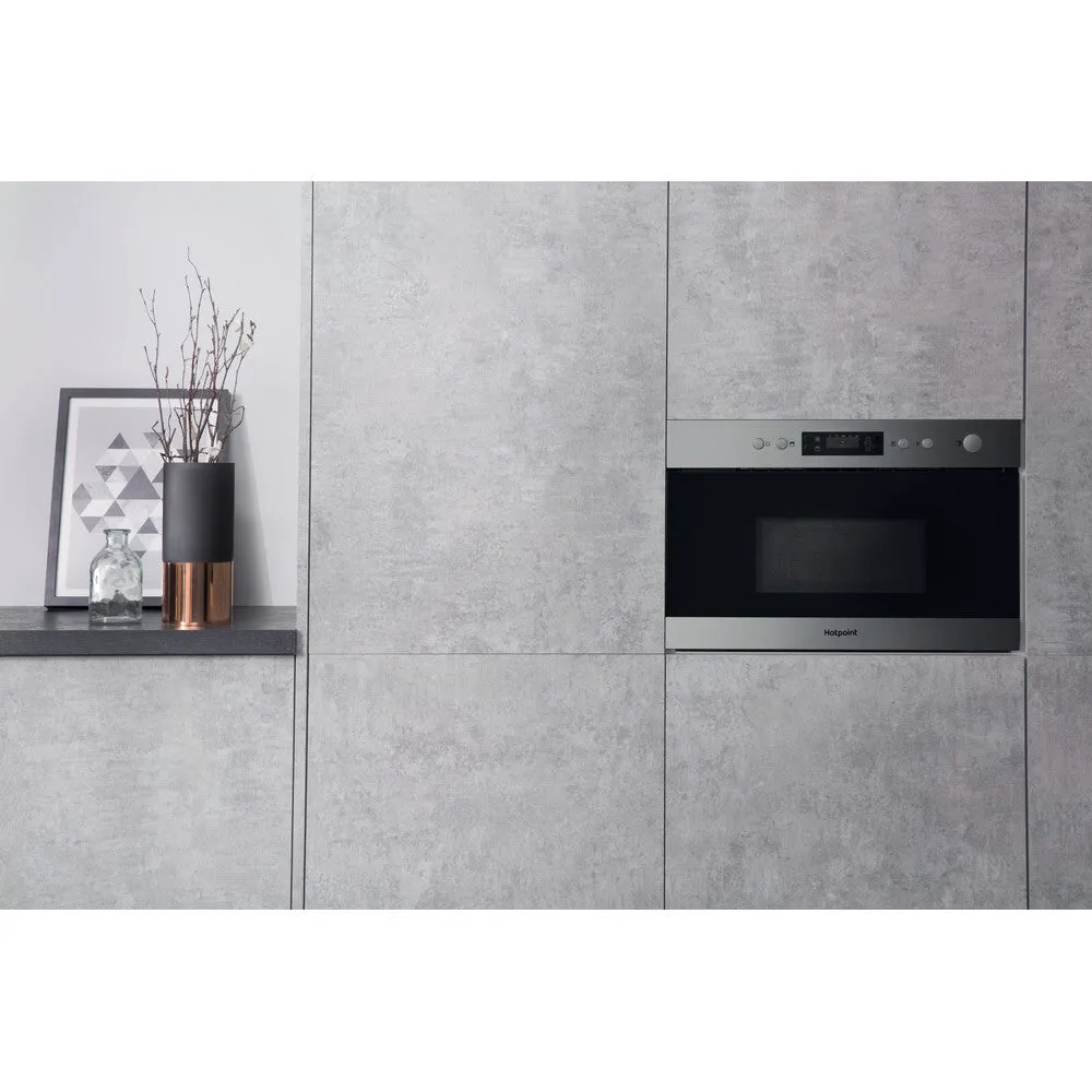 Hotpoint MN 314 IX H Built-in Microwave Oven - Stainless Steel