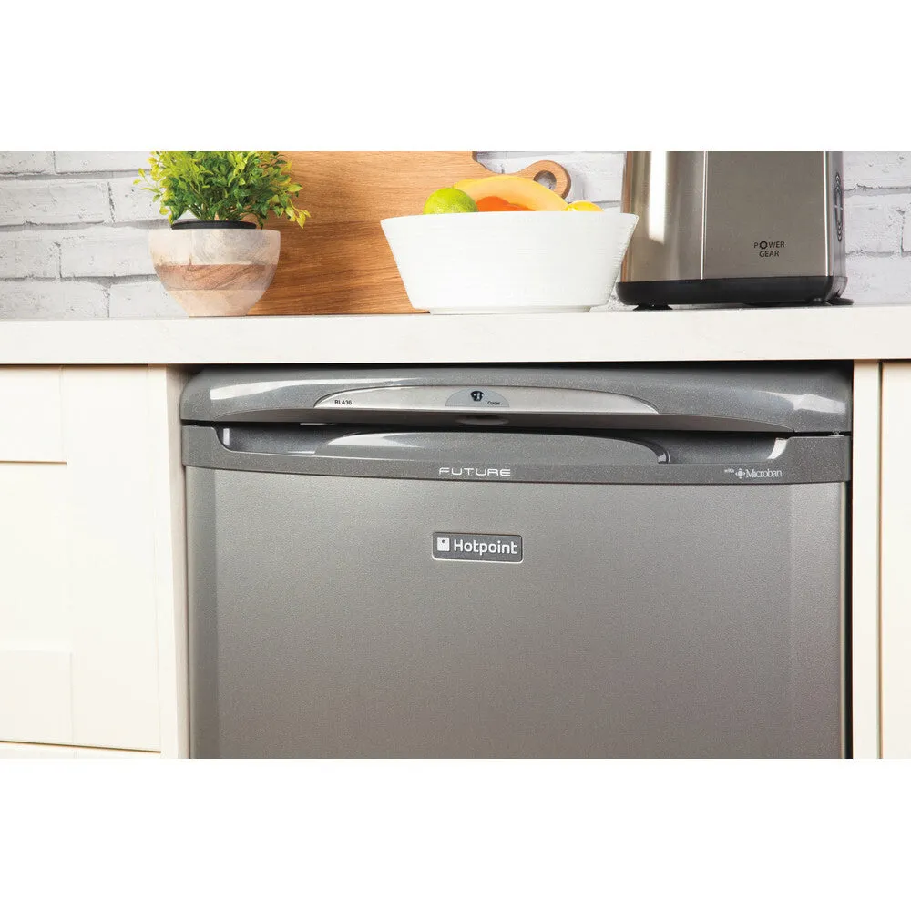 Hotpoint RLA36G.1 Freestanding 149L Fridge - Graphite